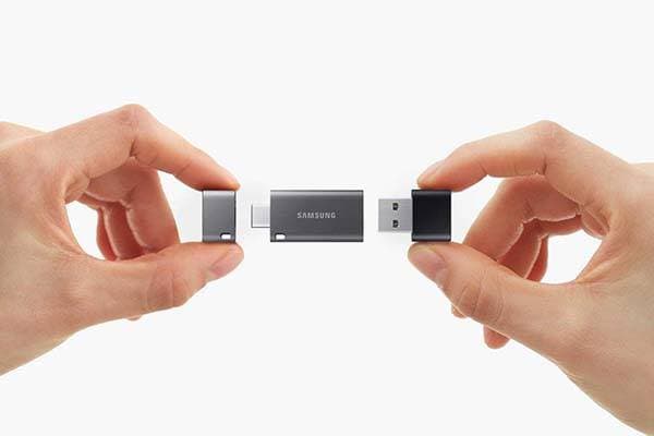 Samsung Duo Plus USB-C Flash Drive with a USB Adapter | Gadgetsin