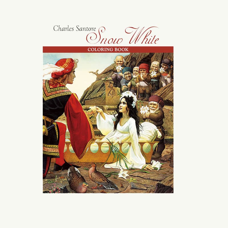 Charles Santore Snow White Coloring Book