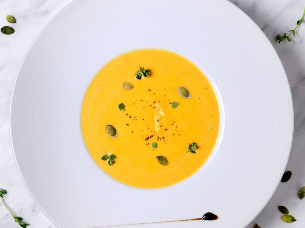 Soupe à la courge butternut : Recette de Soupe à la courge butternut