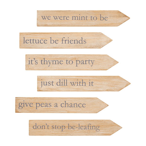 Wooden Garden Markers | Mud Pie