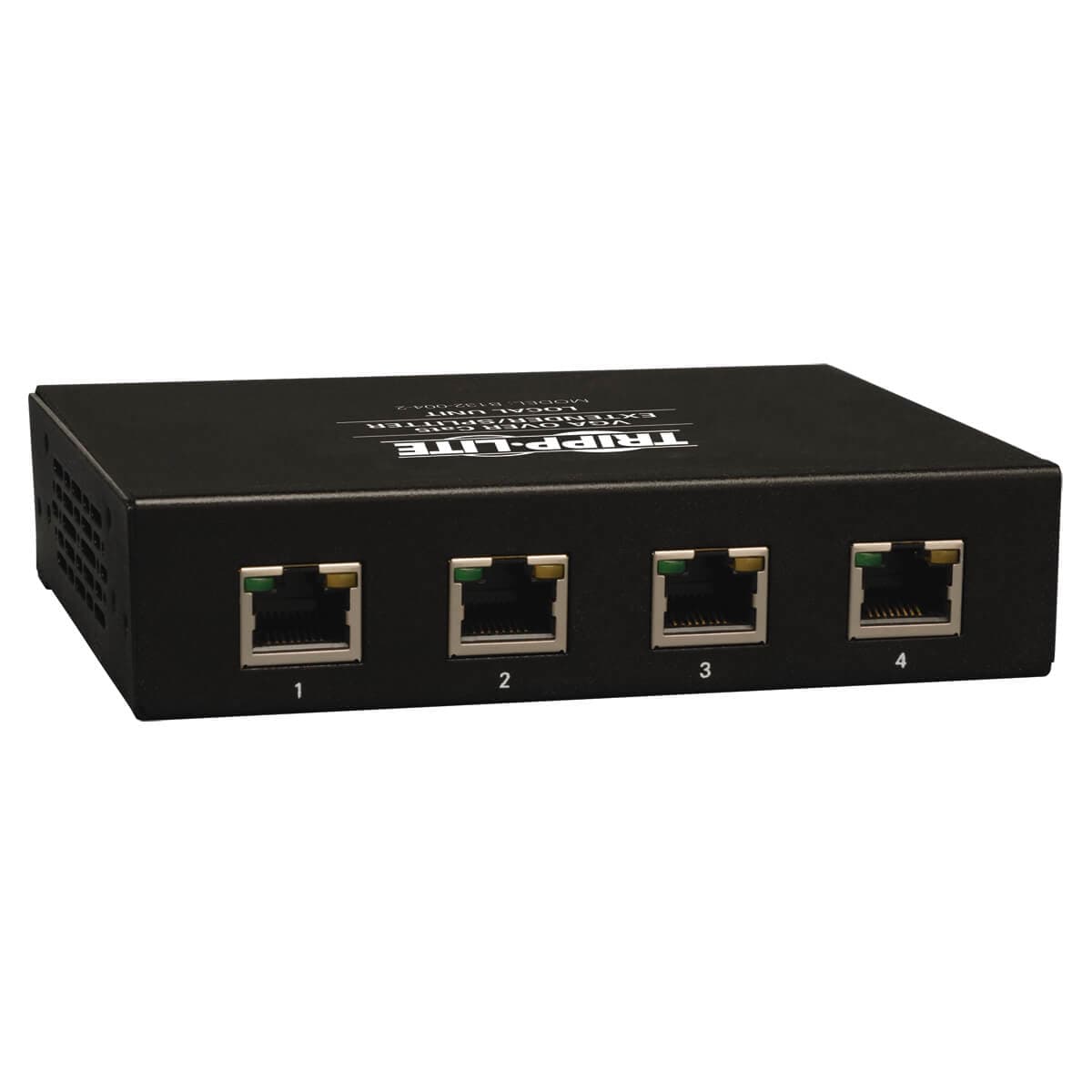4-Port VGA over Cat5 Cat6 Splitter Extender, 1000-ft. | Eaton