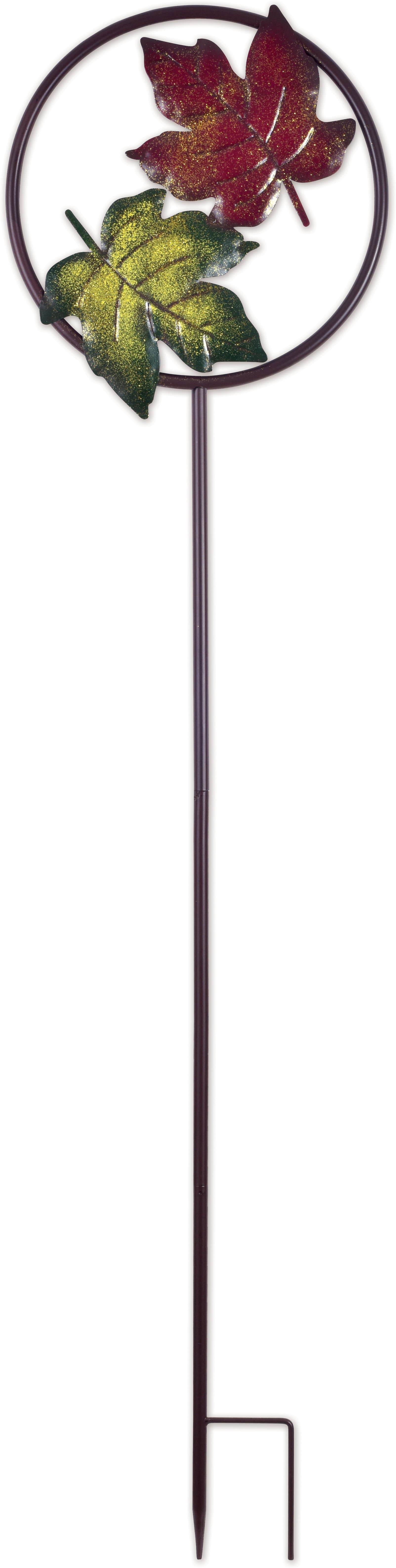 Ophelia & Co. Maple Leaves Glass Garden Stake | Wayfair