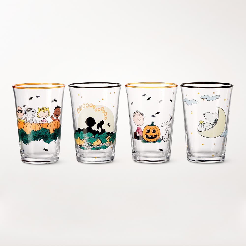 PEANUTS x Williams Sonoma The Great Pumpkin Tumblers 9-oz, Set of 4 ...