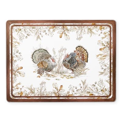 Autumn Plymouth Turkey Tablecloth | Williams Sonoma