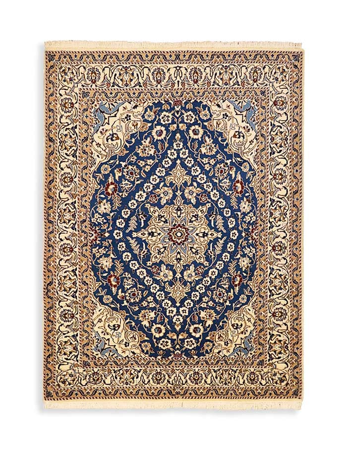 Silk Inlaid Persian Nain Rug | Bijan Rugs