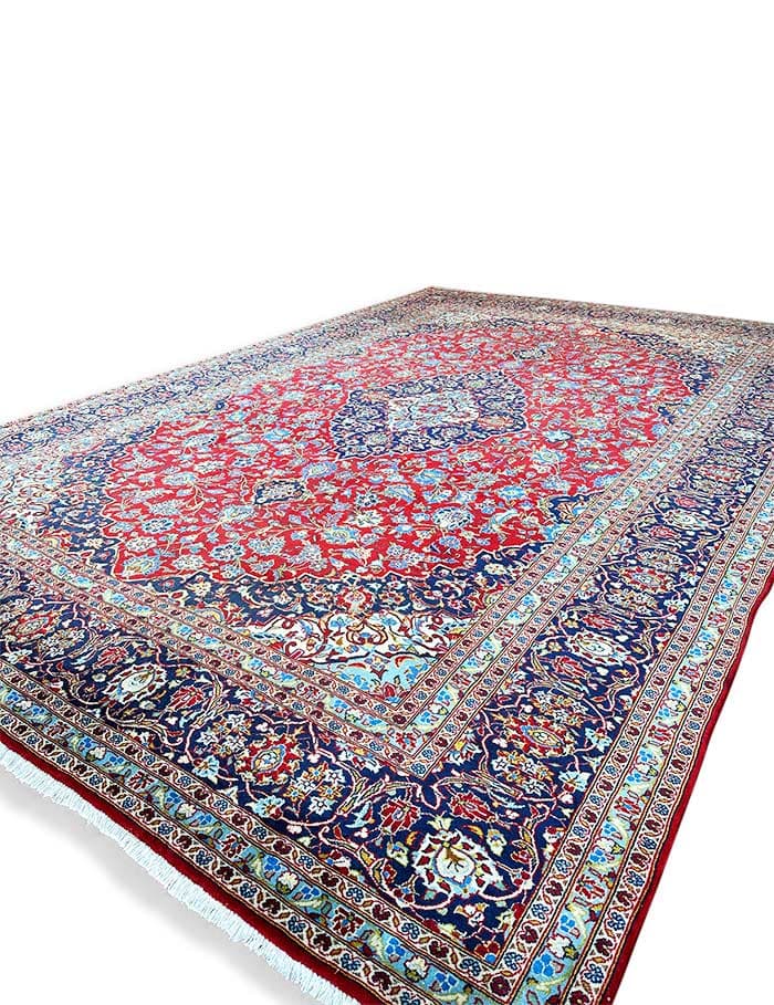 Hand Knotted Pure Wool Persian Kashan Rug | Bijan Rugs