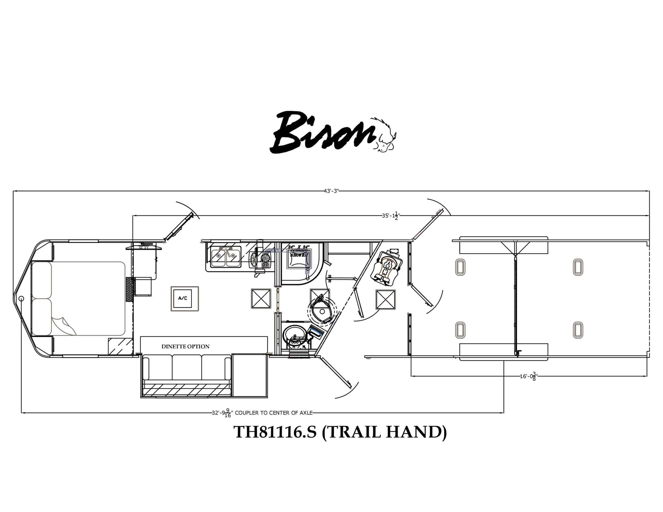 Trail Hand – LQ Stock Back | Bison Trailer