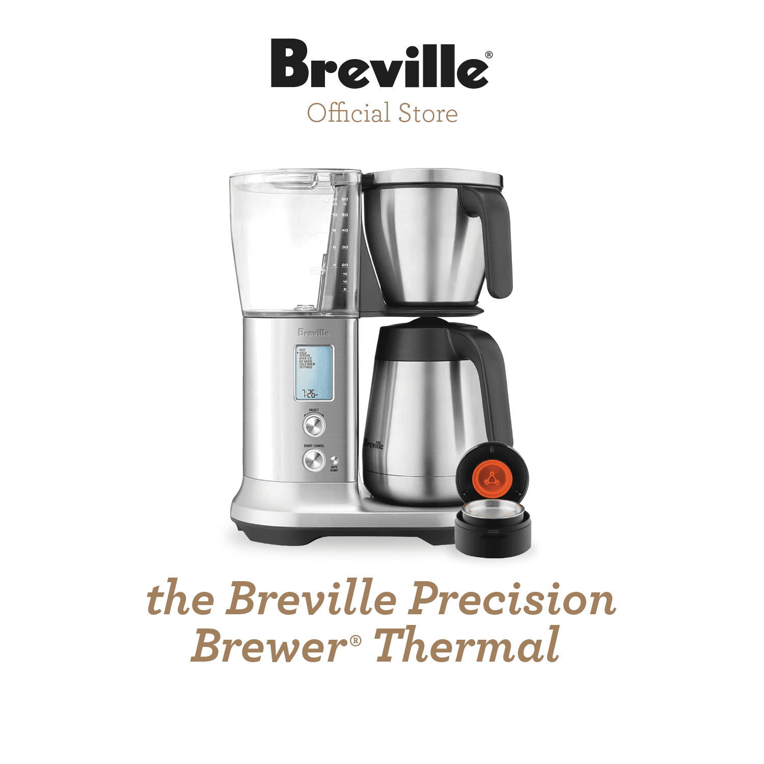 Breville Precision Brewer Thermal - Manual Brew | Pour Over | Dripper ...