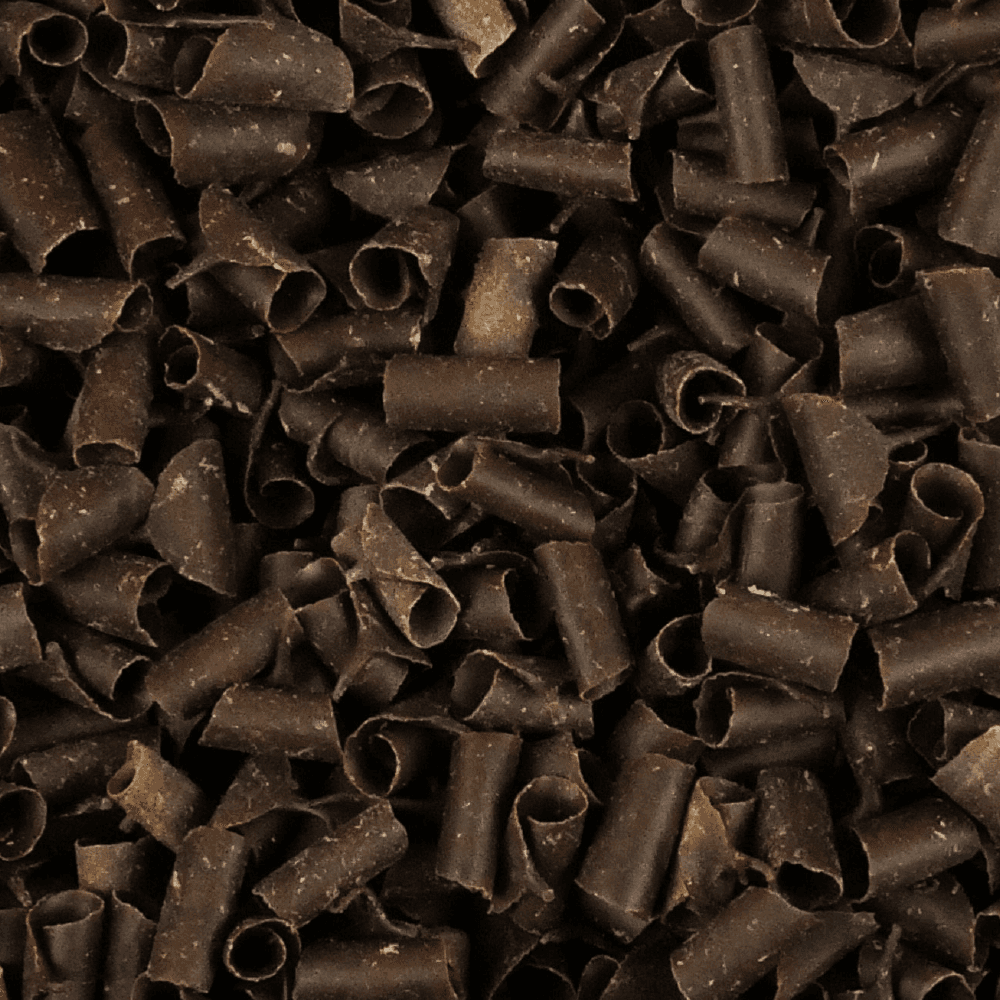 Dark Chocolate Curls - Cake Décor Group Ltd