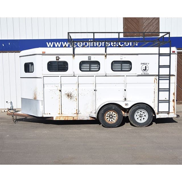 1994 Circle J 3 Horse Trailer Bumper Pull