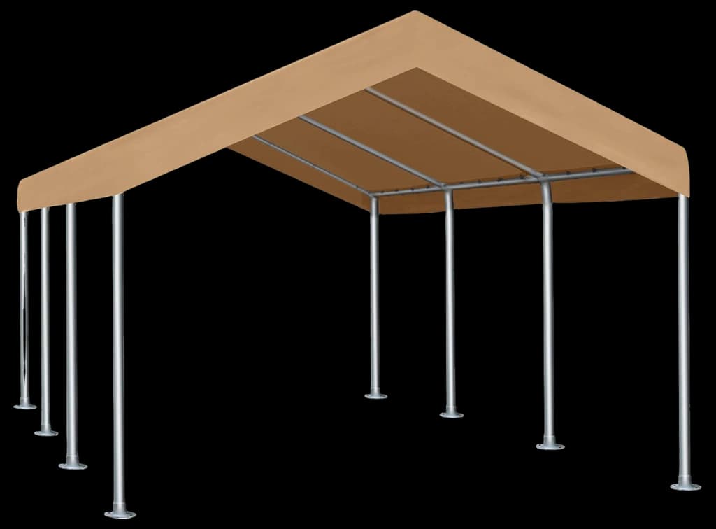 Abba Patio 12 X 20 Ft Carport Heavy Duty Carport With Removable ...