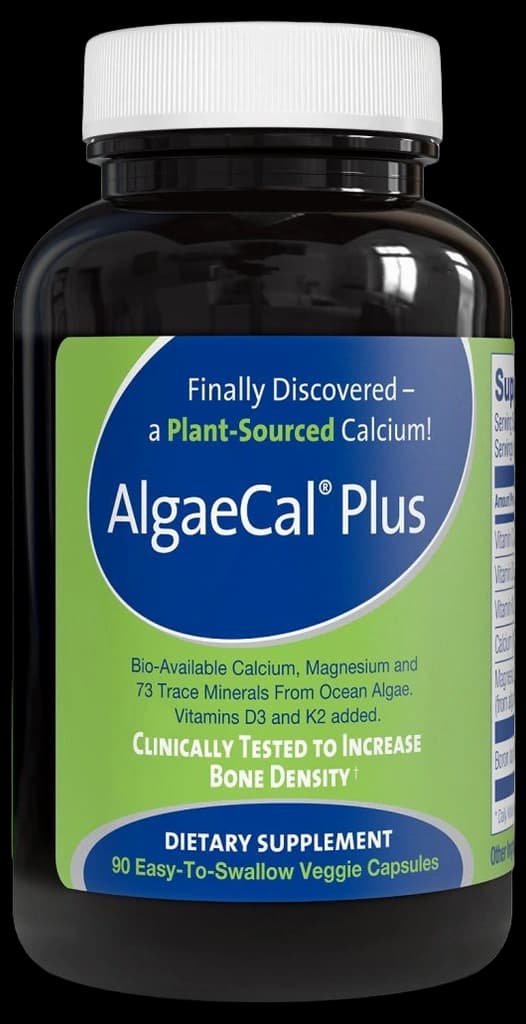 Buy AlgaeCal Plus - Calcium Supplement, Natural Red Algae Plant-Based ...