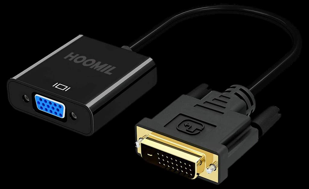 Amazon.com: DVI to VGA Adapter, HOOMIL DVI-D to VGA Adapter 24+1 DVI ...