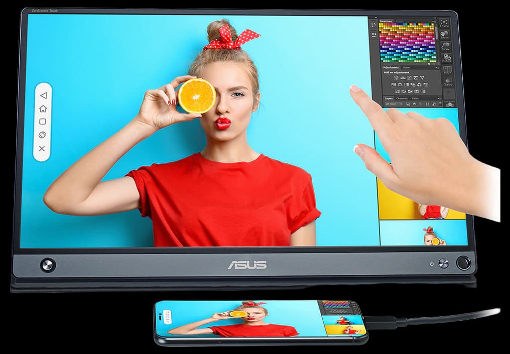 ZenScreen Touch MB16AMT - Online store｜Monitors｜ASUS South Africa