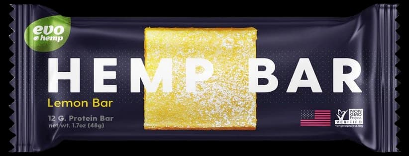 Amazon.com : Evo Hemp Protein Bar (Lemon Bar, 12 Pack) - 100% USA Grown ...