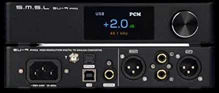 S.M.S.gal SU-9 PRO ES9039MPRO Decoder MQA&MQA-CD Bluetooth 5.0 High-Res Audio DAC XU316 768kHz/32Bit DSD512 with Remote Control