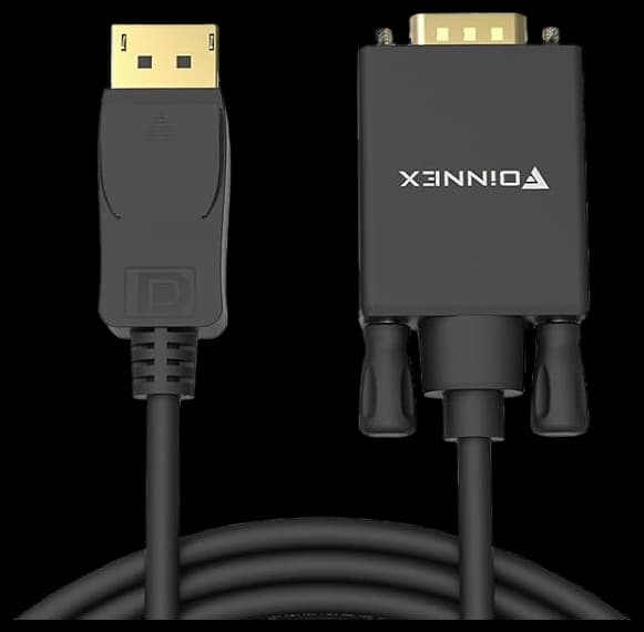 Amazon.com: FOINNEX DisplayPort to VGA Adapter, DP DisplayPort to VGA ...