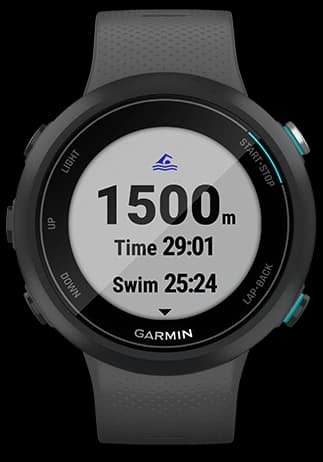Garmin Swim 2 (Whitestone) GPS swimming smartwatch at Crutchfield