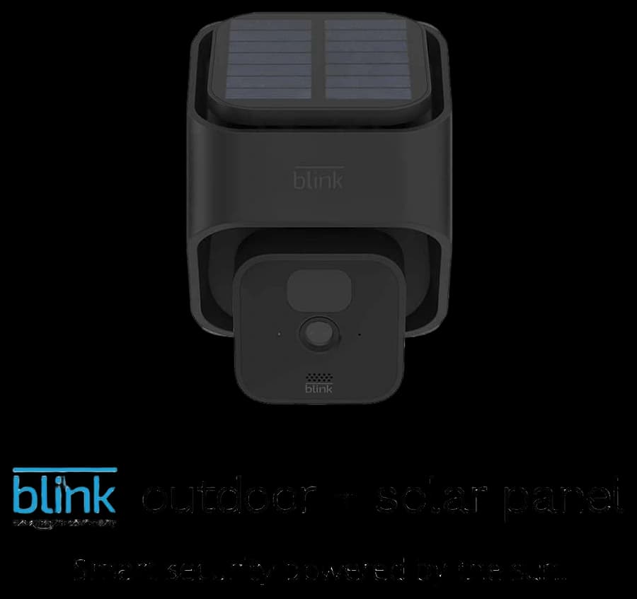 Solar Panel for Blink Camera Outdoor, Outdoor Security Camera Solar Panel Compatible with Blink Outdoor 4(4th Gen) with 13,1ft Calbe, Adjustable Mount (Camera Not Included)