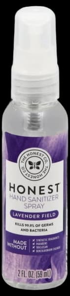 Amazon.com: The Honest Company Plant-Based Hand Sanitizer Spray ...