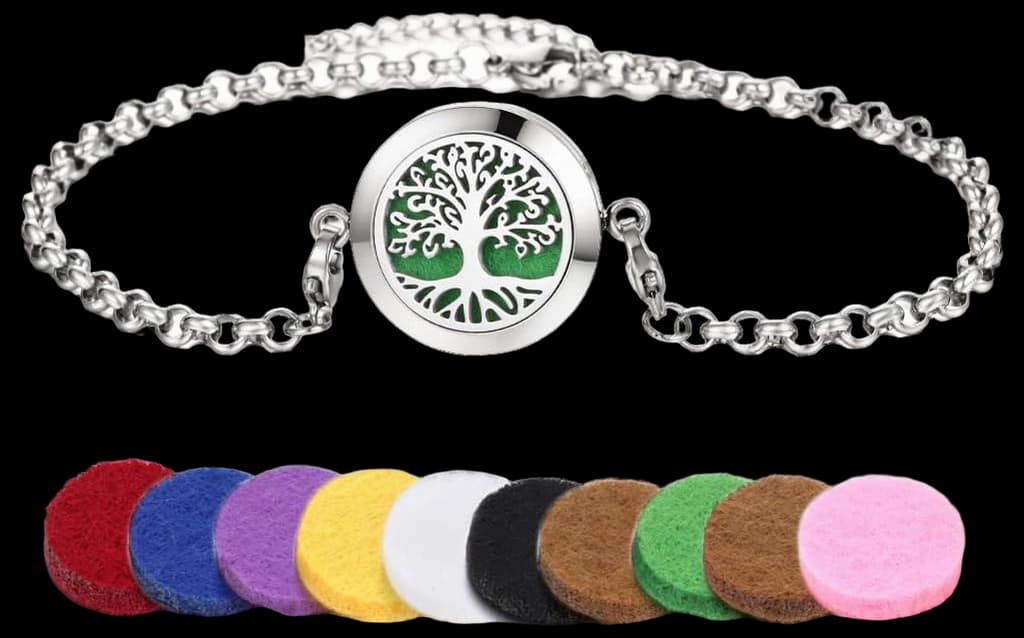 Amazon.com : Essential Oil Diffuser Anklet Stainless Steel Aromatherapy ...