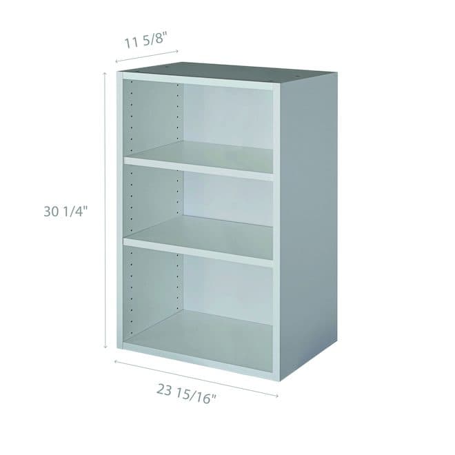 LANDON&CO BELLINA 24 x 30-in White Melamine Wall Kitchen Cabinet ...