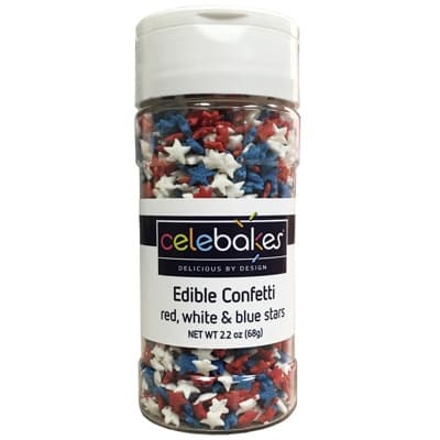 Edible Confetti - Patriotic Stars | CK Products 7500-7811505