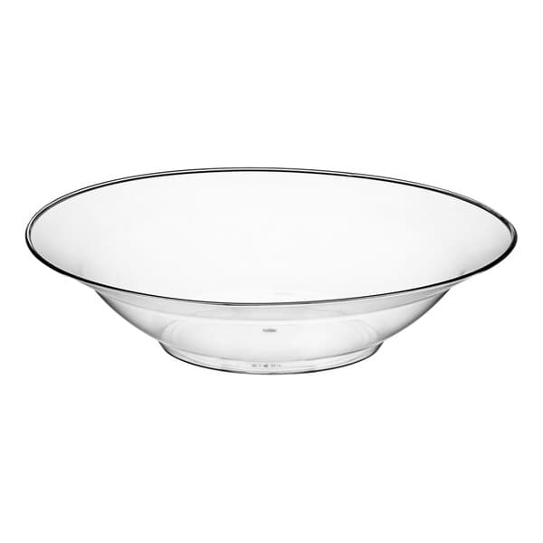 WNA Comet DWB10180C 10 oz. Clear Plastic Designerware Bowl - 180/Case