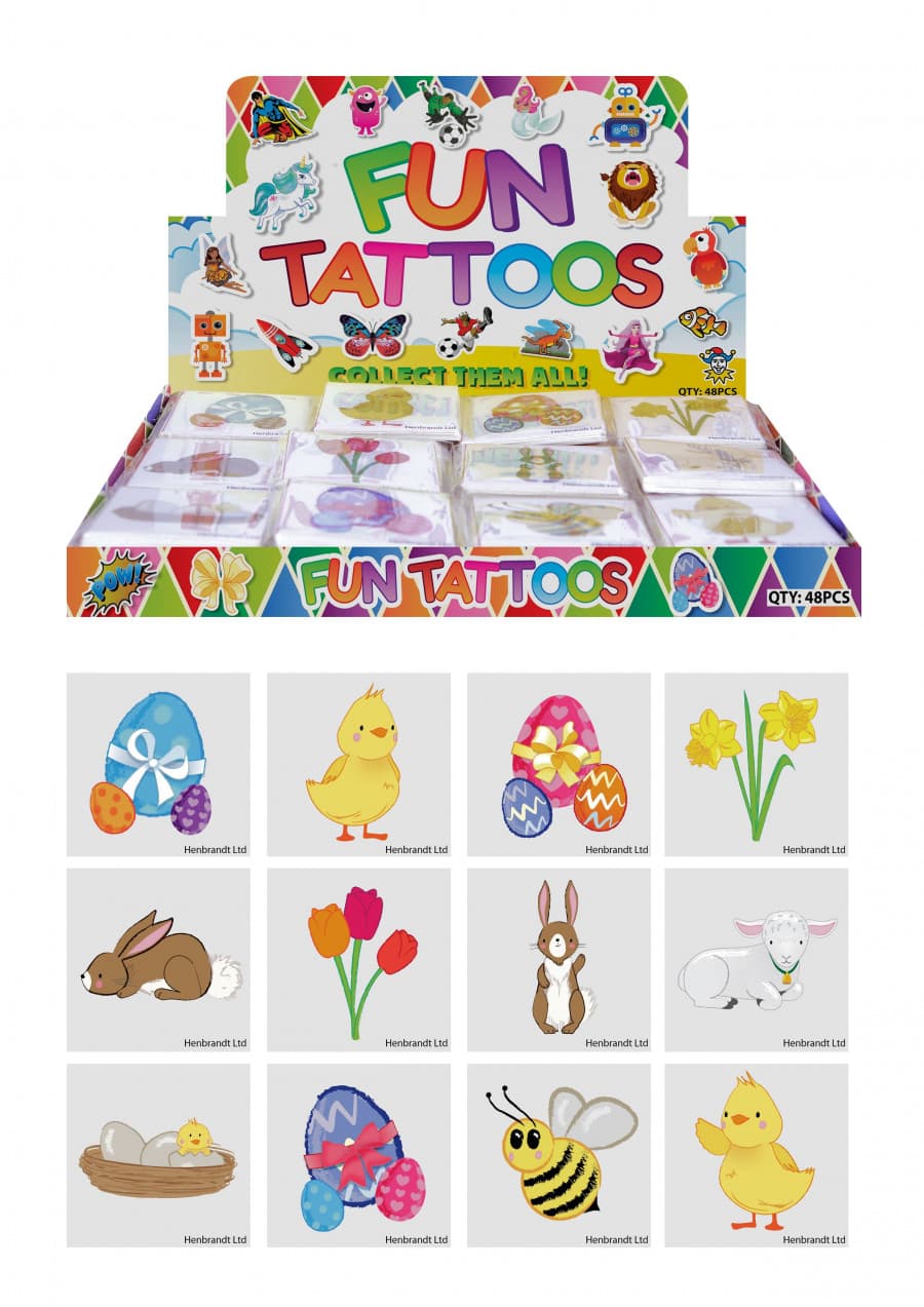 72 Easter Temporary Tattoos | Cazaar
