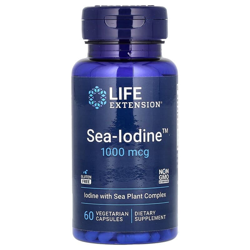 Sea-Iodine, 1,000 mcg, 60 Vegetarian Capsules