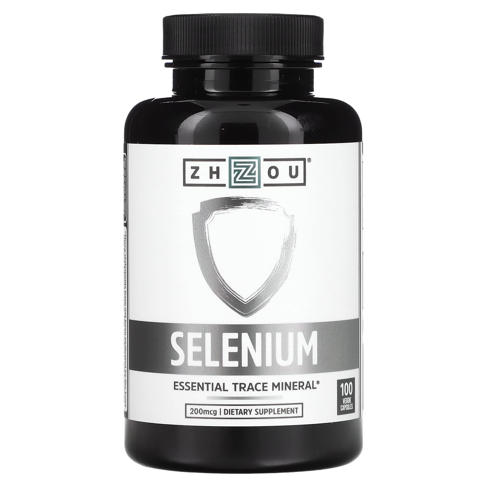 Zhou Nutrition, Selenium, 200 mcg, 100 Veggie Capsules
