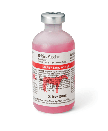 IMRAB Plus Large Animal Rabies Vaccine, 20mL, Distributor Ship