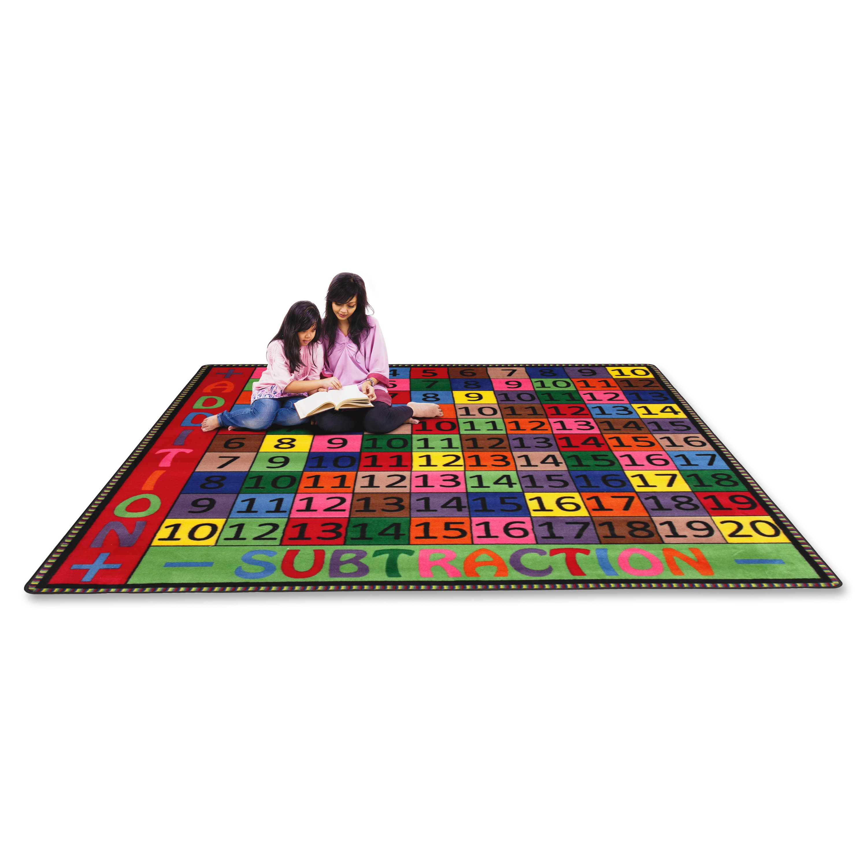 Flagship Carpets Math Collection Addition/Subtraction Rug - Rugs & Mats ...