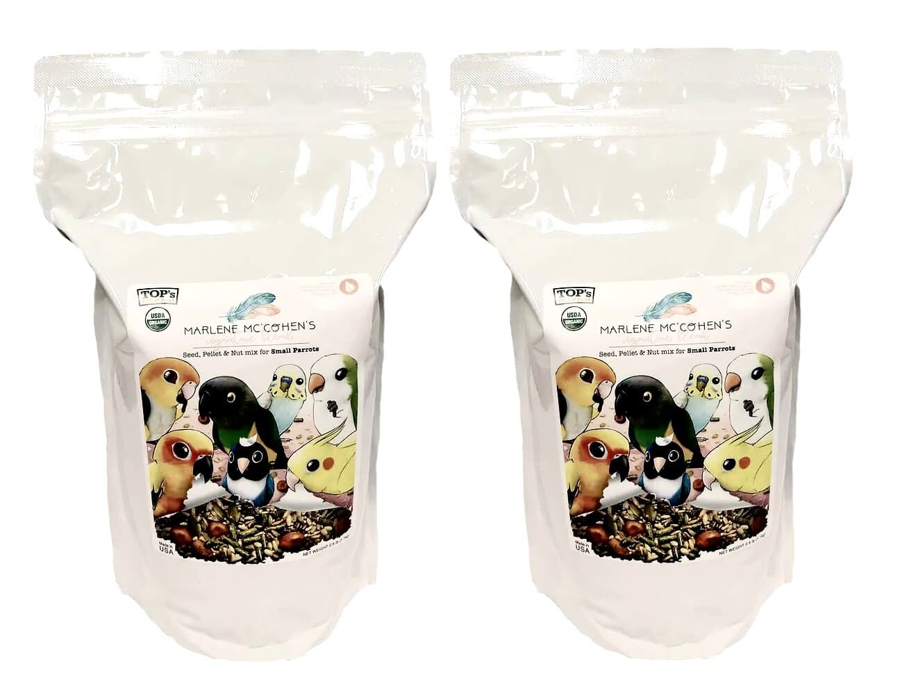 2 Pack Marlene Mc'Cohen's Signature Blend by TOPs Parrot Food