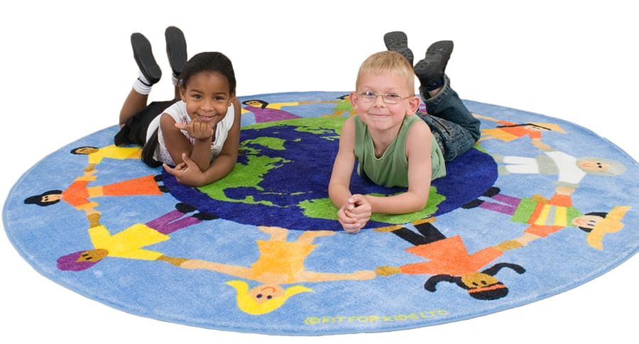 Children of The World Multi-Cultural Classroom Carpet - Carpets, Rugs ...