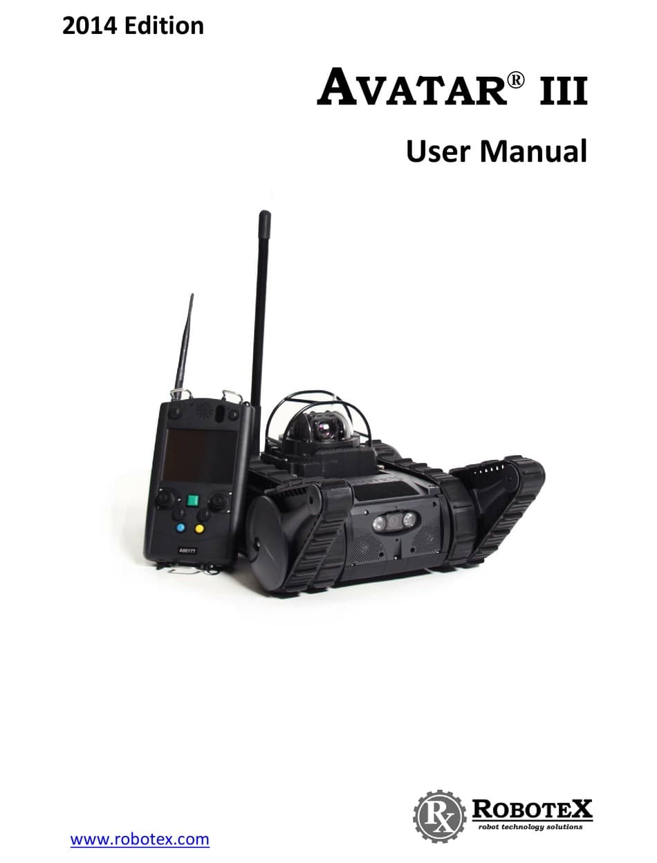 ROBOTEX AVATAR III USER MANUAL Pdf Download | ManualsLib