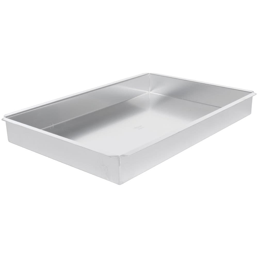 Ateco Rectangular Aluminum Cake Pan - 18"L x 12"W x 2"H