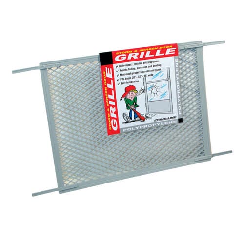 Prime-Line PL15515 Screen Door Grille Gray Plastic Gray
