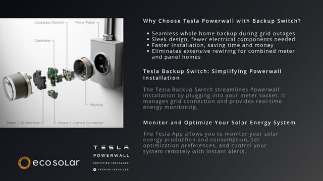 Tesla Backup Switch 2 Whole Home Surge Protection