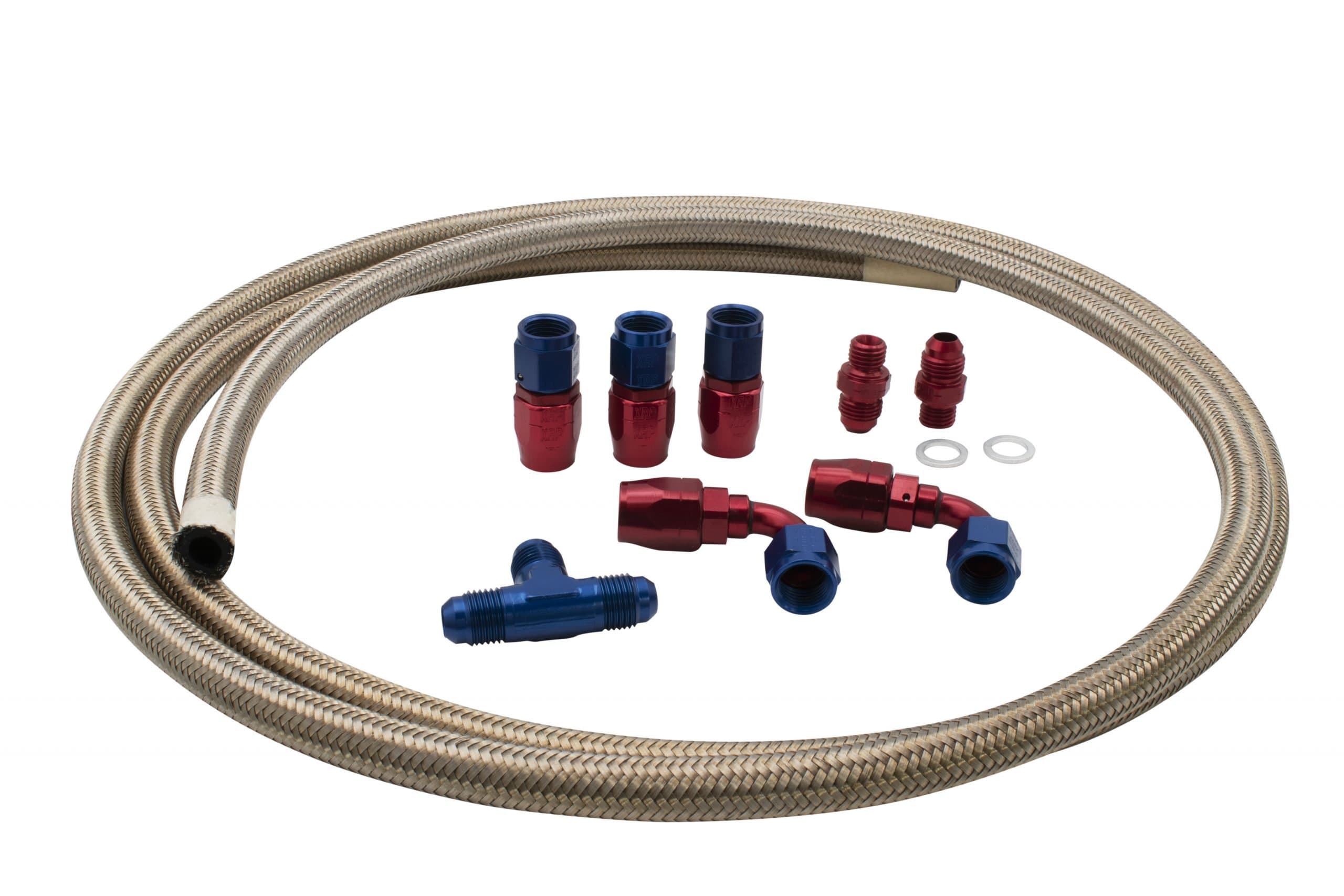 -6 AN IDF FUEL LINE XRP KIT STAINLESS STEEL - EMPI