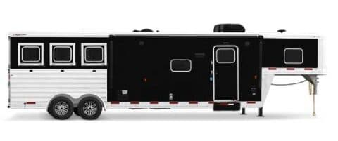 STC 8030, 8032 Living Quarters Horse Trailers - Exiss Trailers