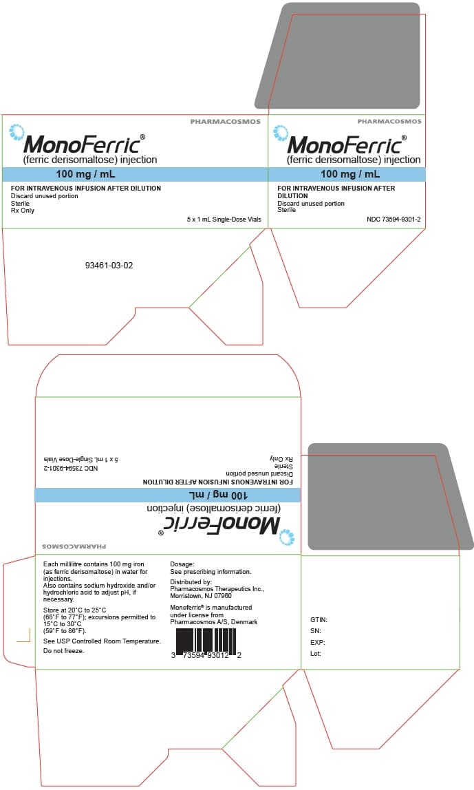 Monoferric (Ferric Derisomaltose, Pharmacosmos)