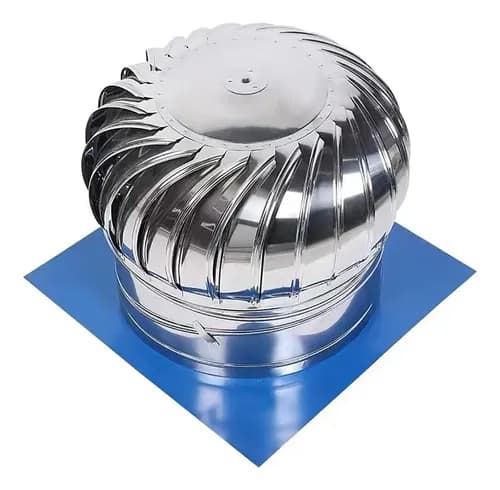 Roof Rotating Ventilator Cap, Wind Rotating Turbine Cap Vent | Meses ...