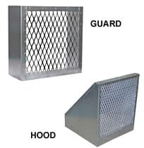 HVACQuick - Canarm Leader Front Guards and Hoods for AX and P Series Fans