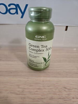 GNC Herbal Plus Green Tea Complex 500mg 100 Capsules | eBay