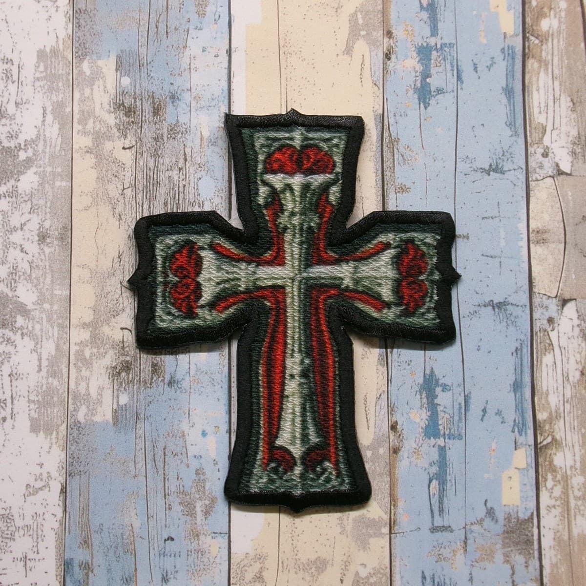 Knight Templar Patch Iron-on Applique Christian Badge Cross ...