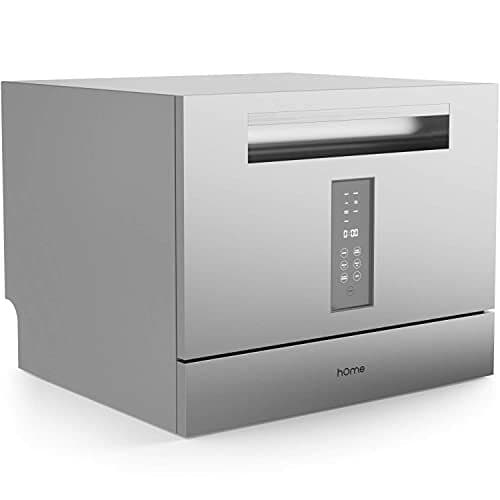 hOmeLabs Digital Countertop Dishwasher Portable Stainless Steel 6 ...