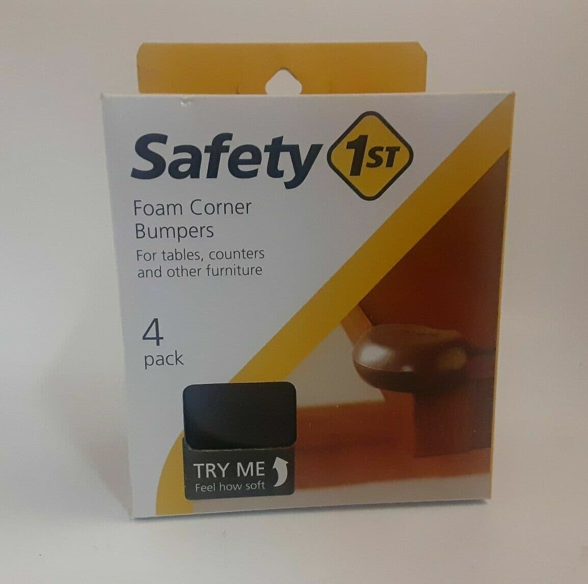 Safety 1st First Round Foam Corner Bumpers Brown Espresso 4 pack #HS164 ...