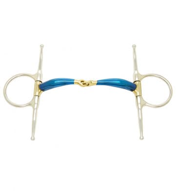 Bombers Full Cheek Snaffle Bit – Blue Sweet Iron Mouthpiece Riding ...