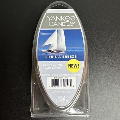 Yankee Candle - LIFE'S A BREEZE SCENTED WAX MELT 6 Pack ...